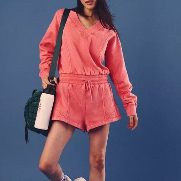 NWT FP Movement Women's Intercept
Romper size Medium salmon in color - Picture 1 of 8